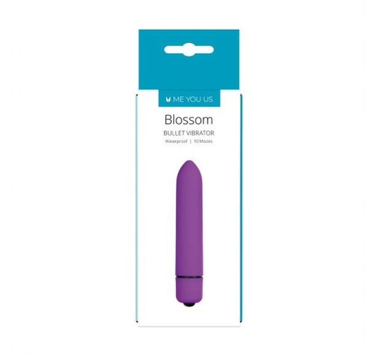 Wibrator- Me You Us Blossom 10 Mode Bullet Vibrator Purple